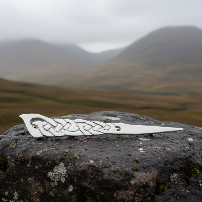 Skye Celtic Kilt Pin - Handmade in Scotland