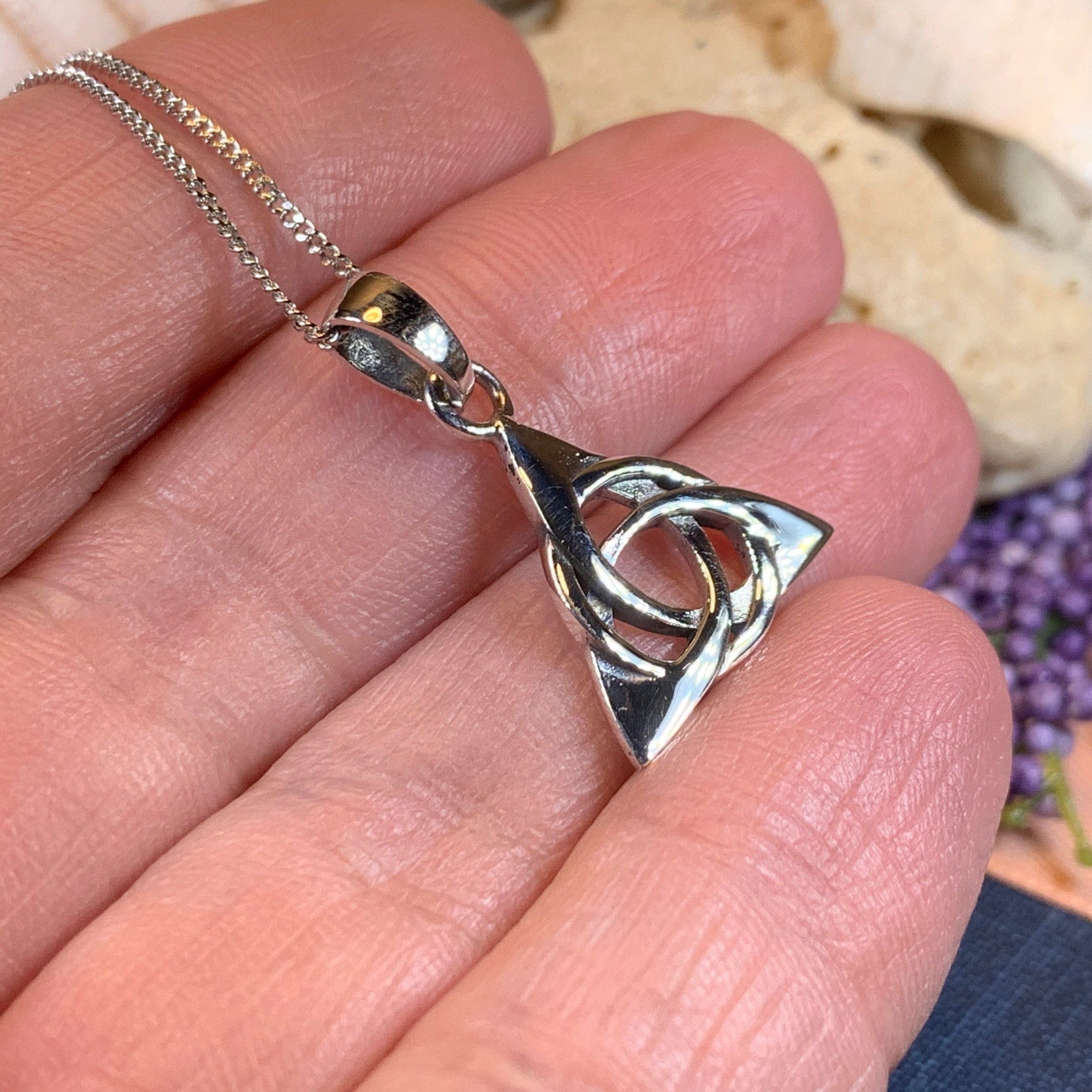 Elaine Trinity Knot Necklace