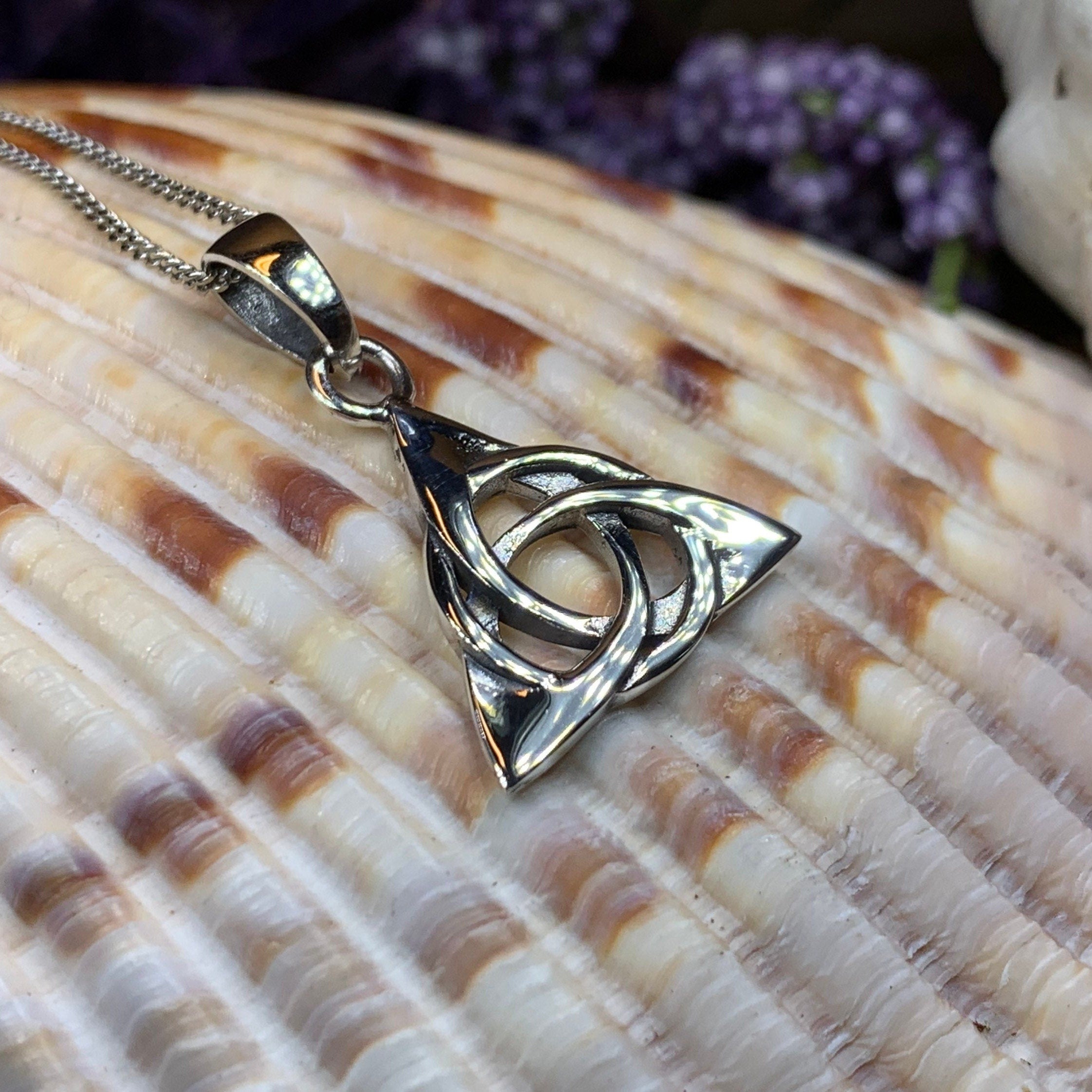Elaine Trinity Knot Necklace