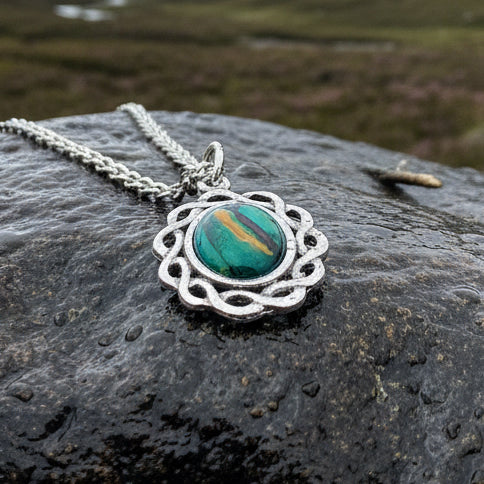 Margie Celtic Heathergems Necklace - Scotland Jewelry