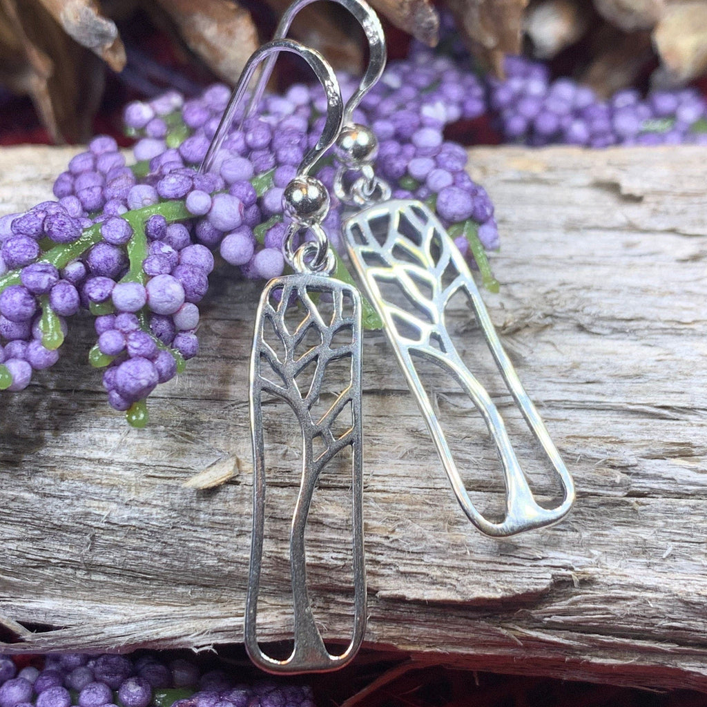 Charlotte Tree of Life Earrings in Sterling Silver
