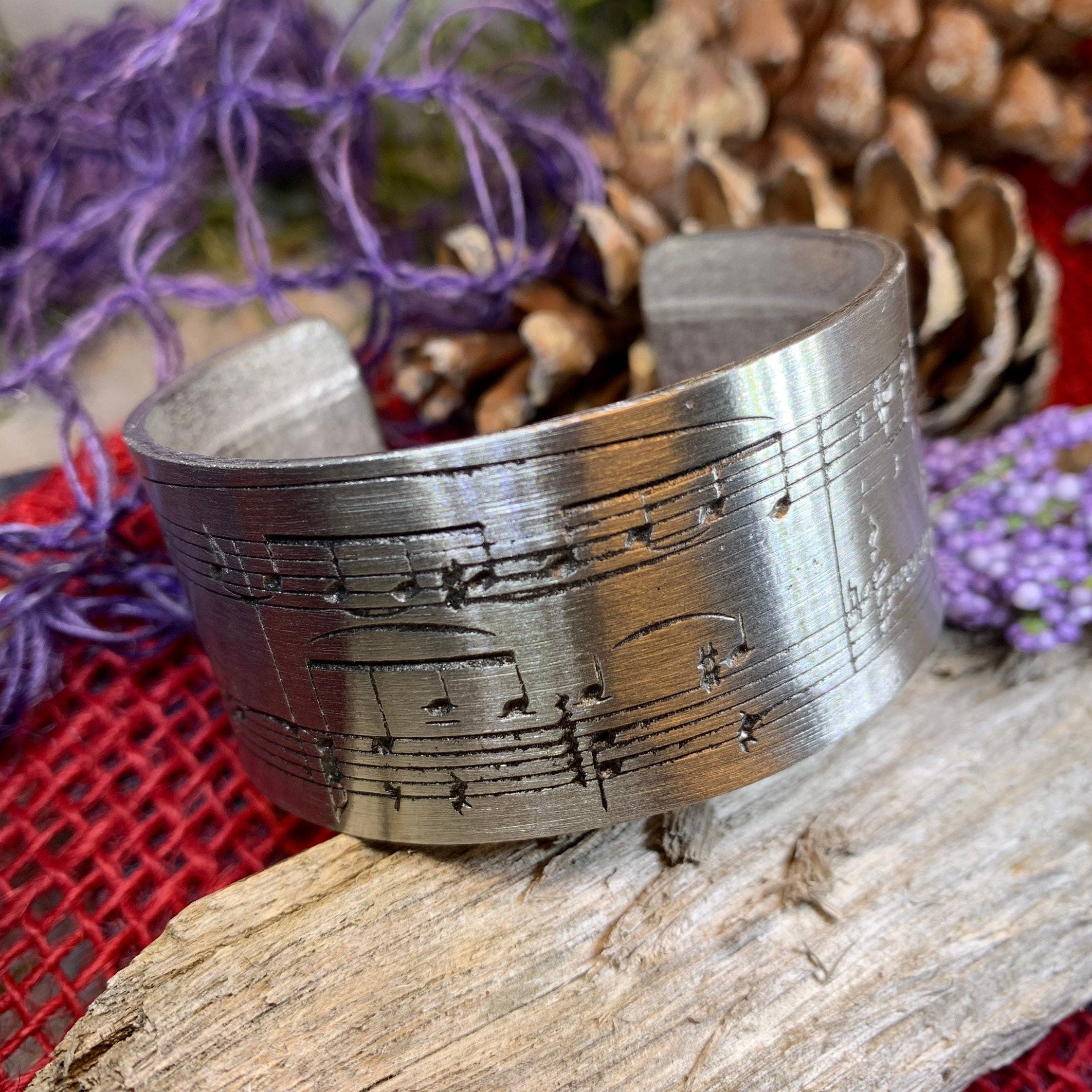 Opus Pewter Music Bracelet