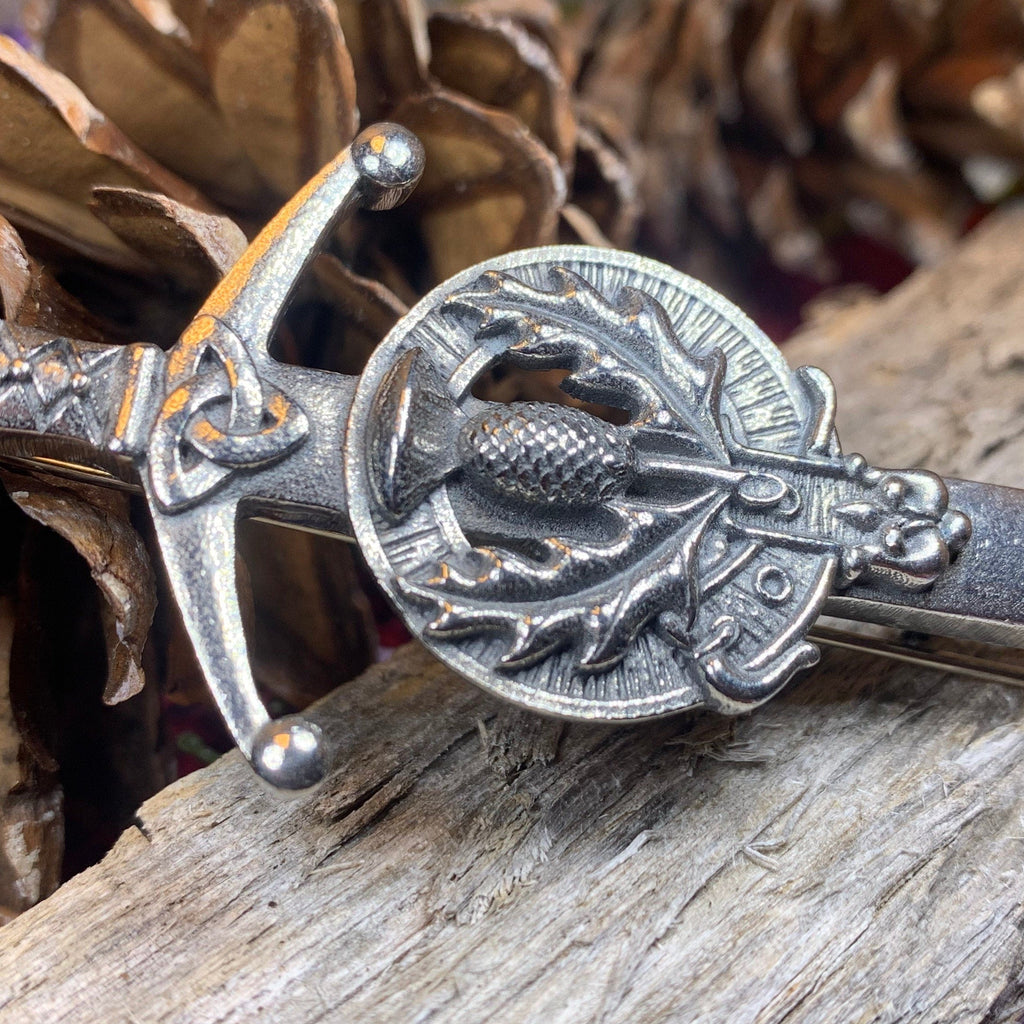 Lomond Thistle Kilt Pin - Handmade in Scotland