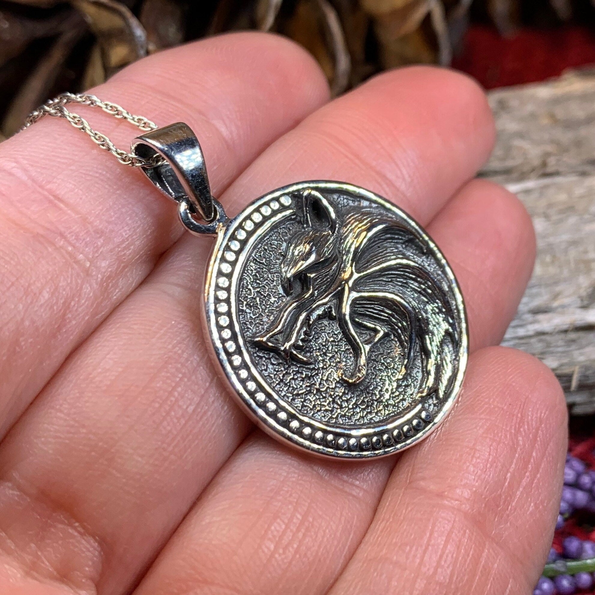 Gundolf Wolf Necklace