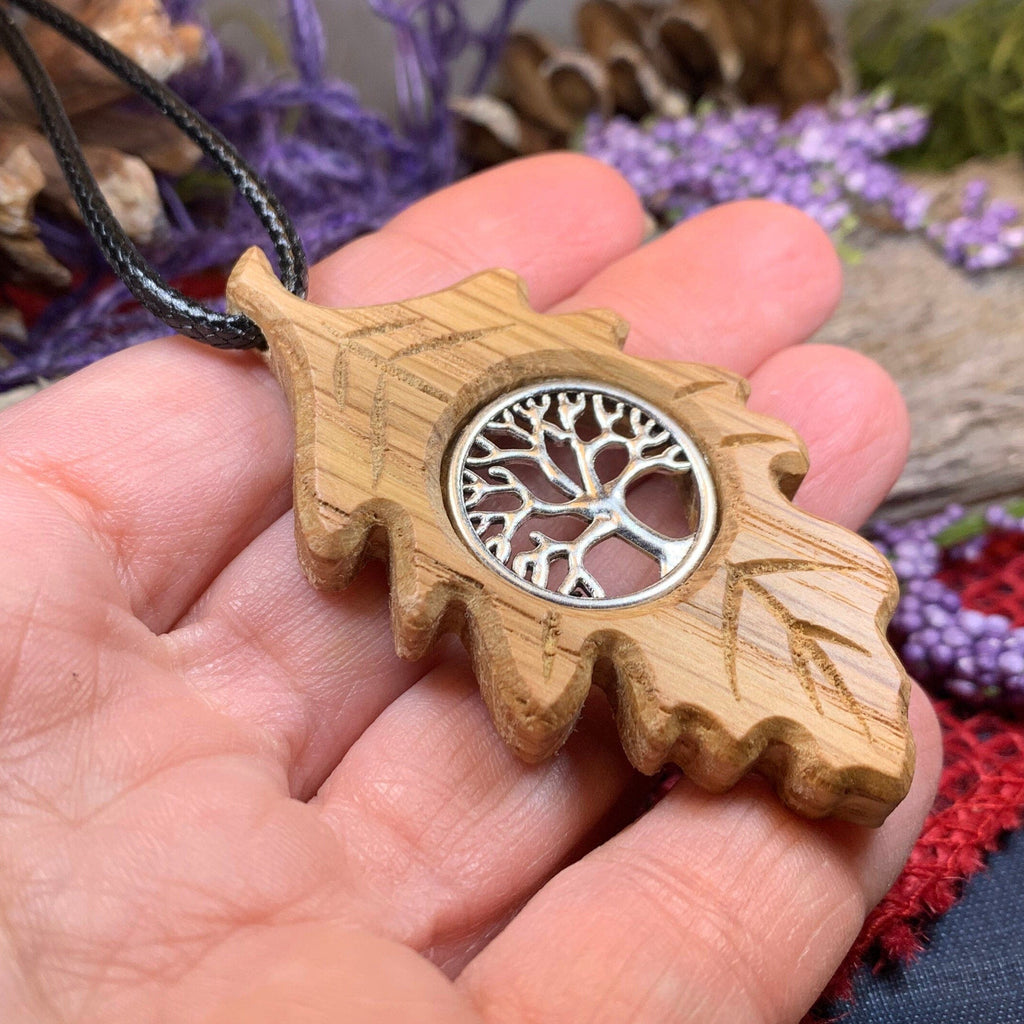 Weirwood Irish Oak Tree of Life Necklace - Handmade in Ireland