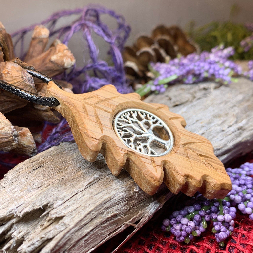 Weirwood Irish Oak Tree of Life Necklace - Handmade in Ireland