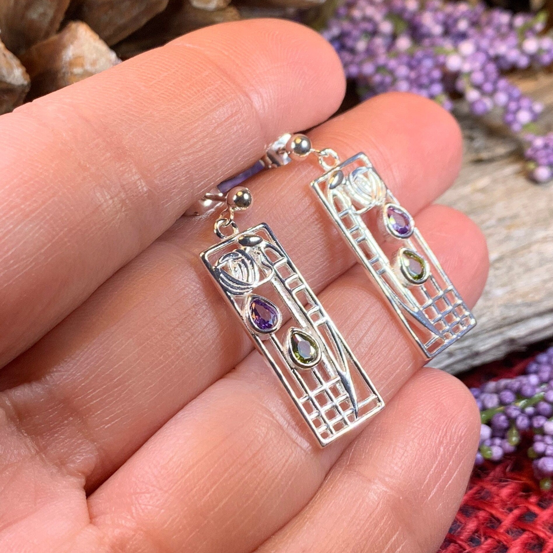 Cairn Lover Mackintosh Earrings from Scotland