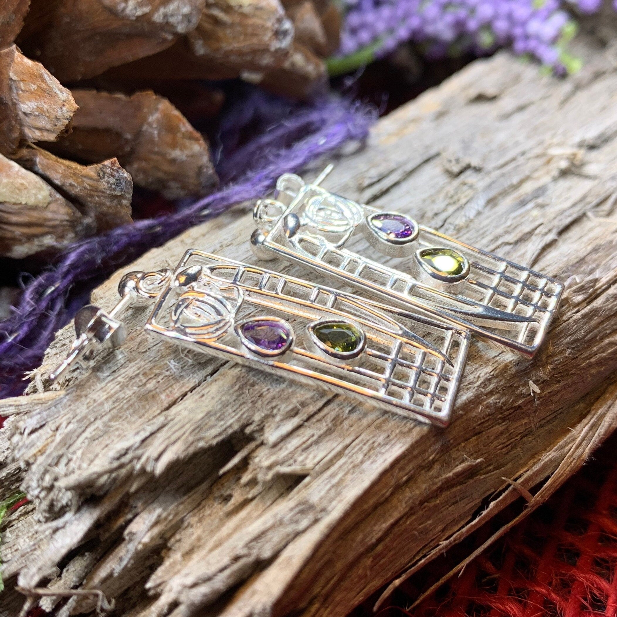 Cairn Lover Mackintosh Earrings from Scotland