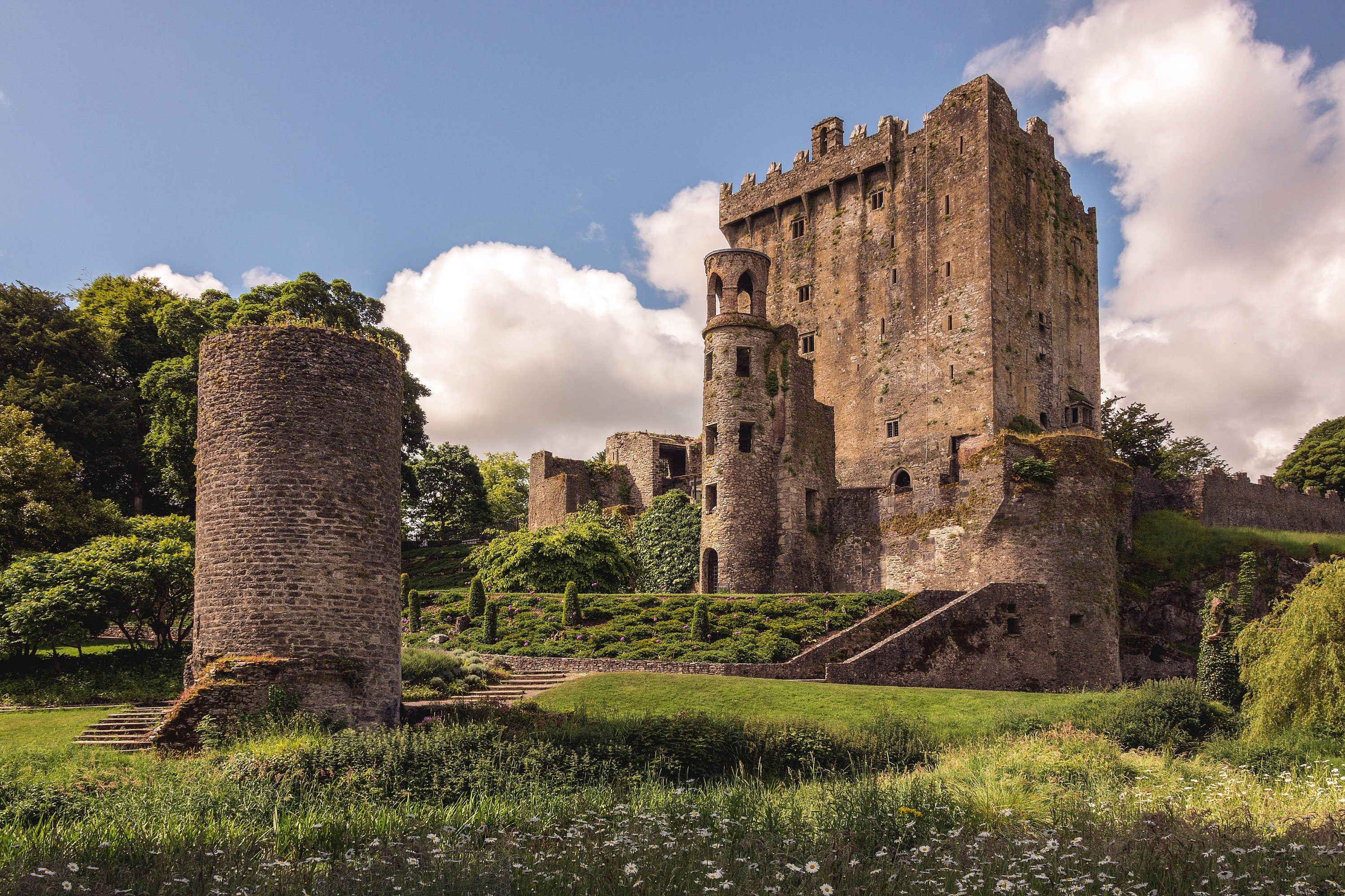 Irish Castle Turf Hanging Ornament