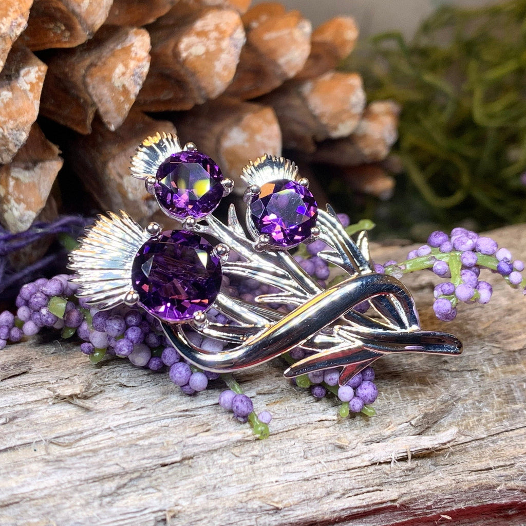 Cairn Croy Scottish Thistle Brooch