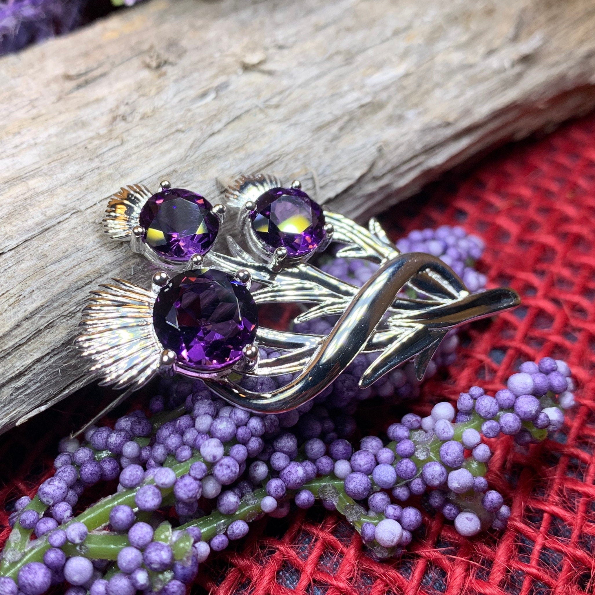 Cairn Croy Scottish Thistle Brooch