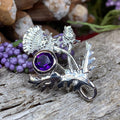 Cairn Ross Scottish Thistle Brooch
