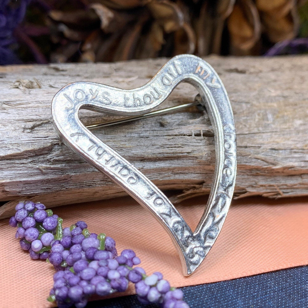 Earthly Joys Luckenbooth Brooch - Handmade in Scotland