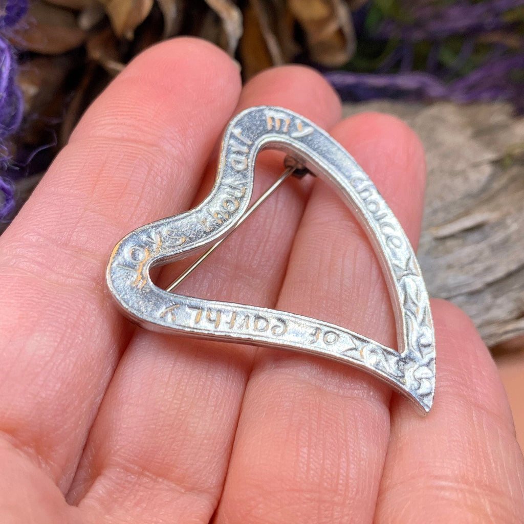 Earthly Joys Luckenbooth Brooch - Handmade in Scotland