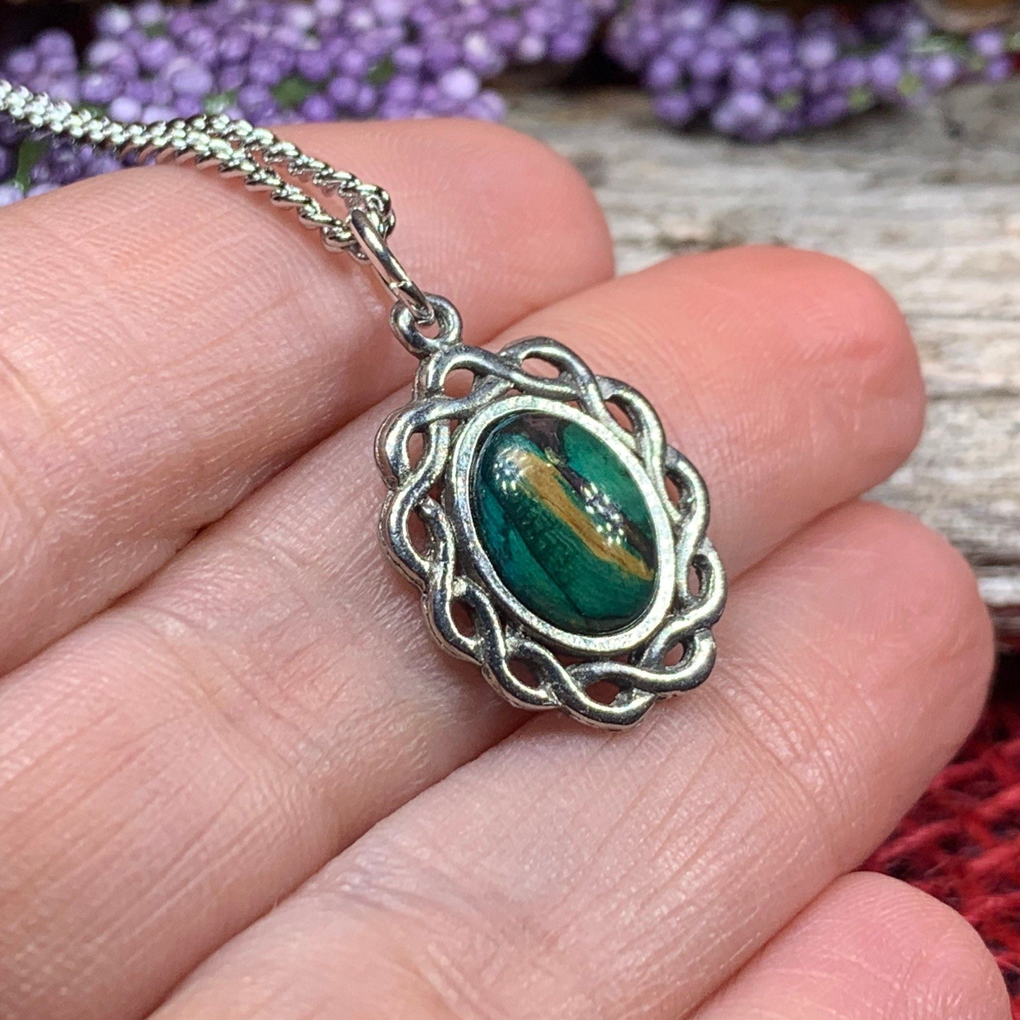 Margie Celtic Heathergems Necklace - Scotland Jewelry