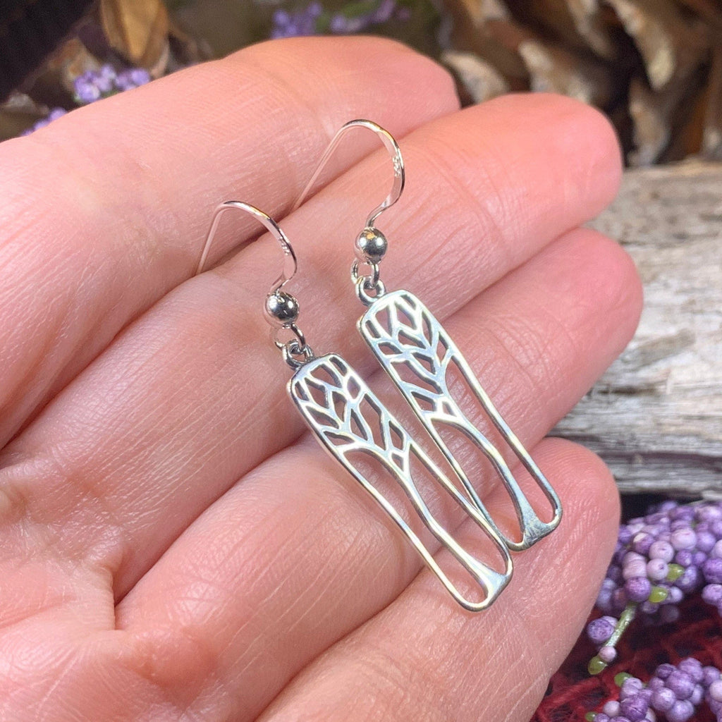 Charlotte Tree of Life Earrings in Sterling Silver