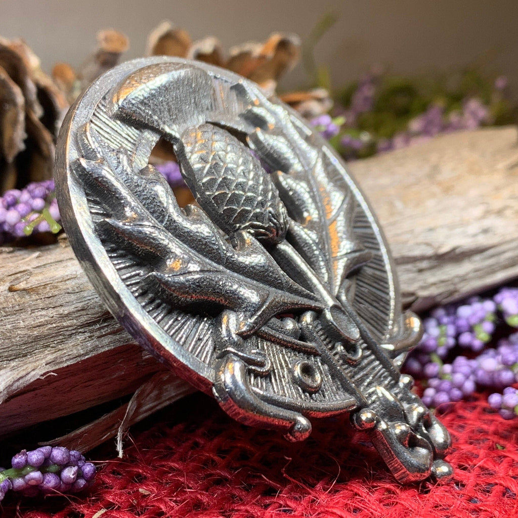 Caledonian Pride Thistle Brooch - Handmade in Scotland