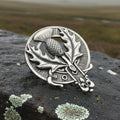 Caledonian Pride Thistle Brooch - Handmade in Scotland