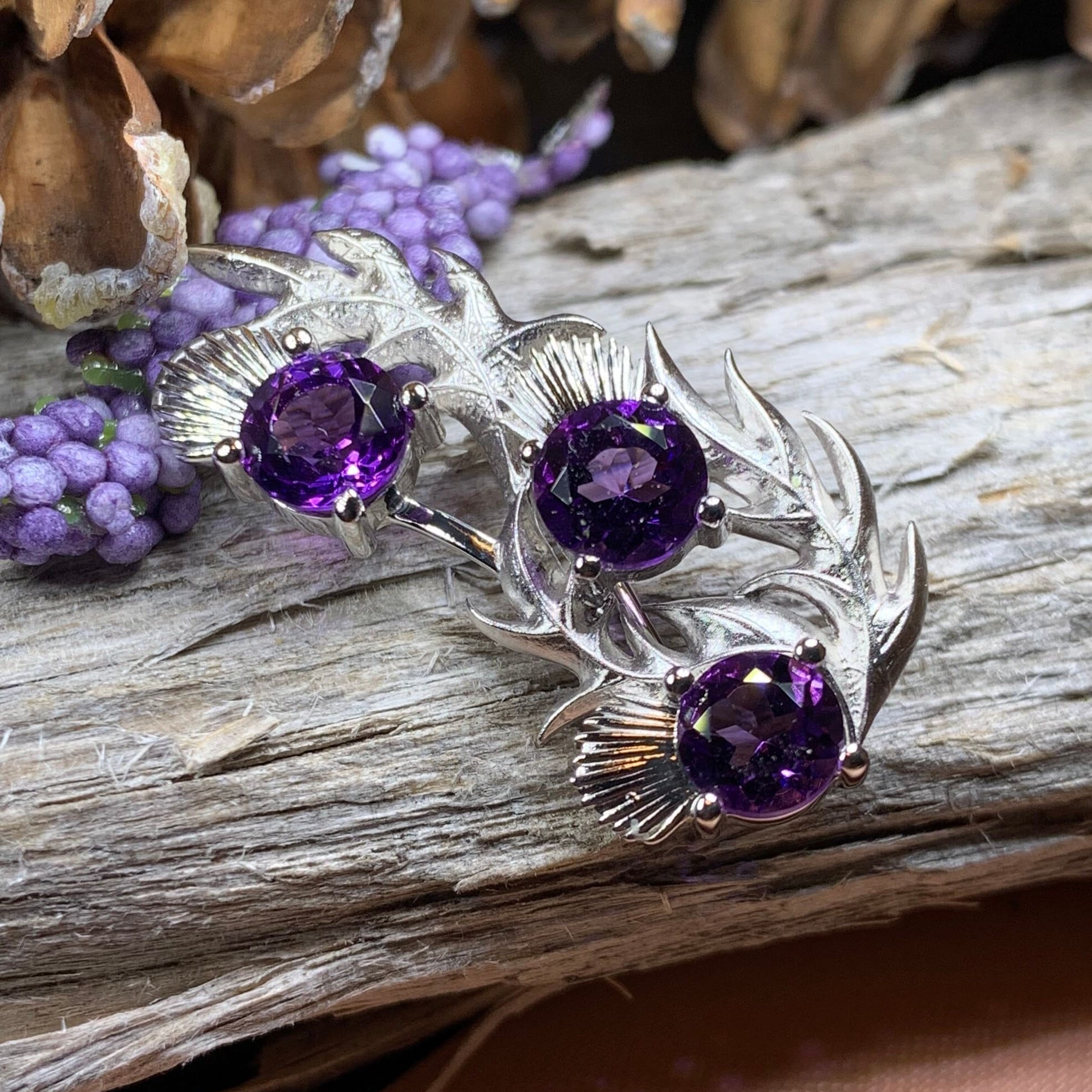 Cairn Nectar Thistle Brooch