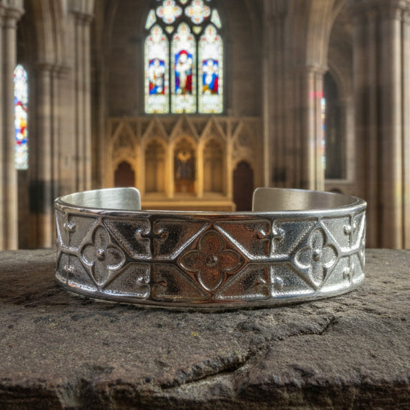 Cathedral Celtic Cuff Bracelet - Handmade in Scotland