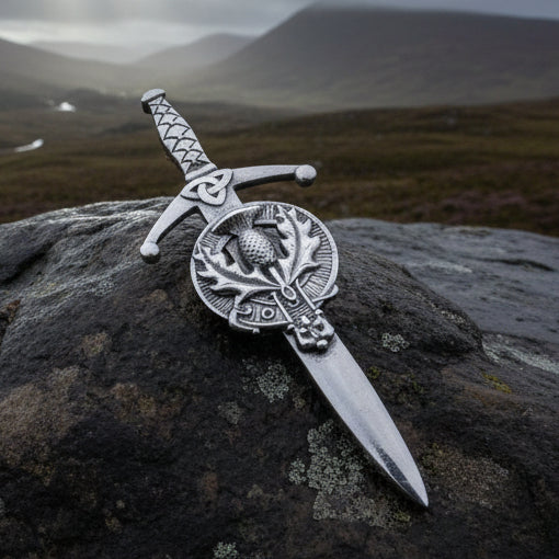 Lomond Thistle Kilt Pin - Handmade in Scotland