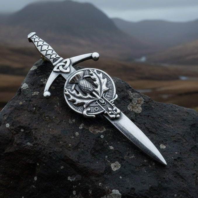 Lomond Thistle Kilt Pin - Handmade in Scotland