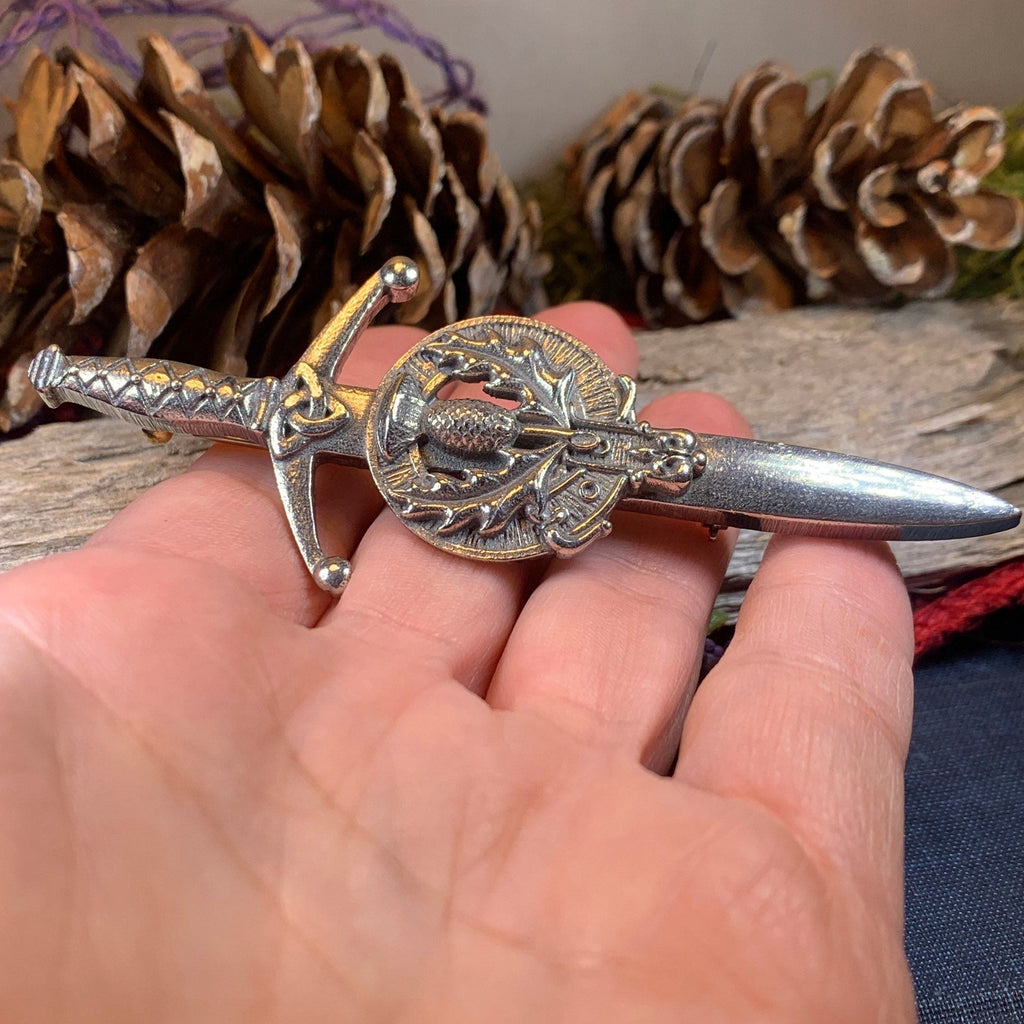 Lomond Thistle Kilt Pin - Handmade in Scotland