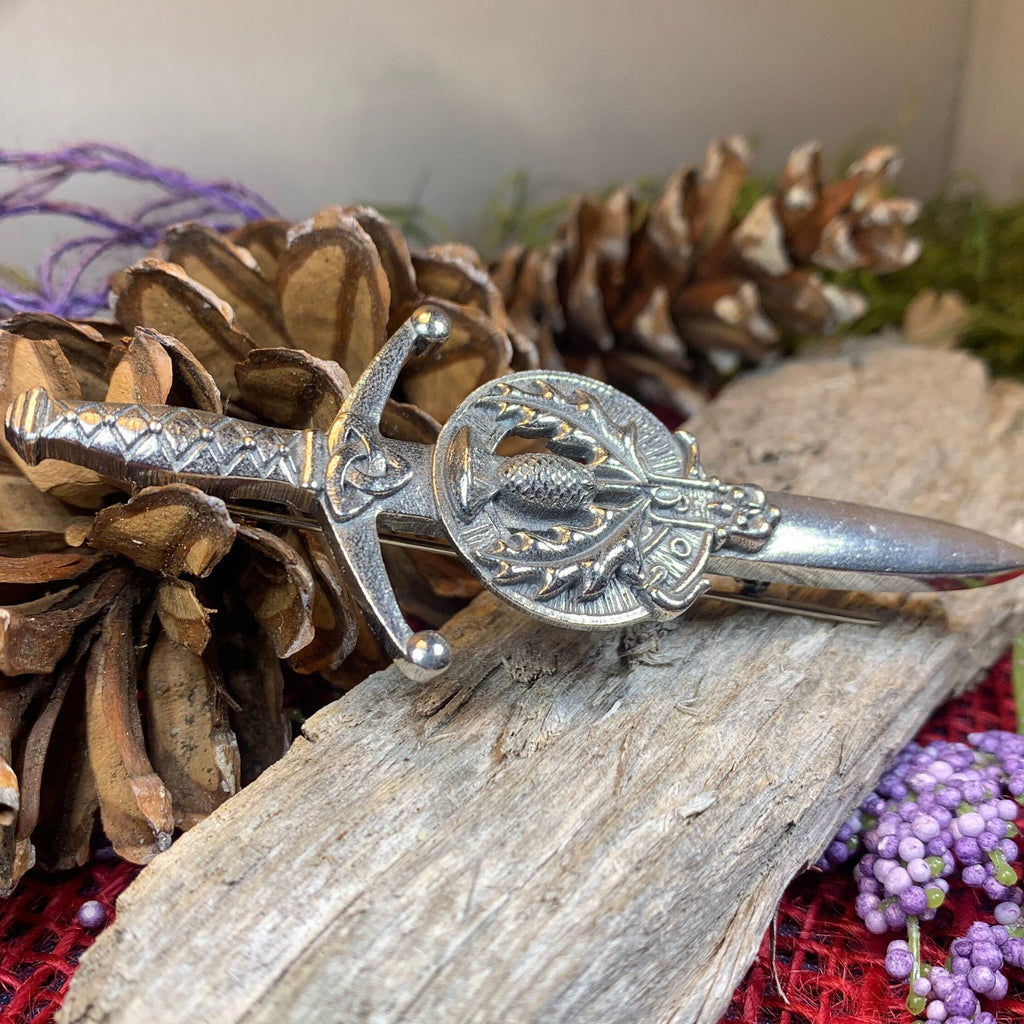 Lomond Thistle Kilt Pin - Handmade in Scotland