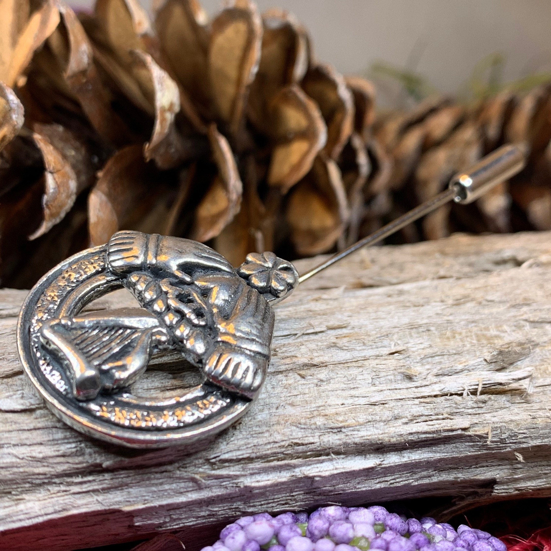 Irish Claddagh Stick Pin