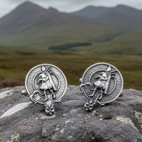 Bagpipes Cuff Links - Handmade in Scotland