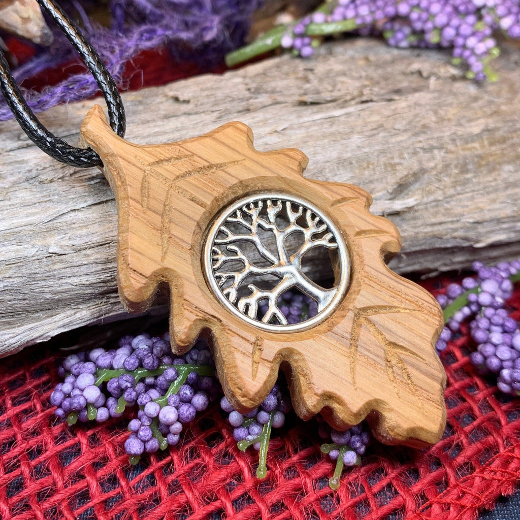 Weirwood Irish Oak Tree of Life Necklace - Handmade in Ireland