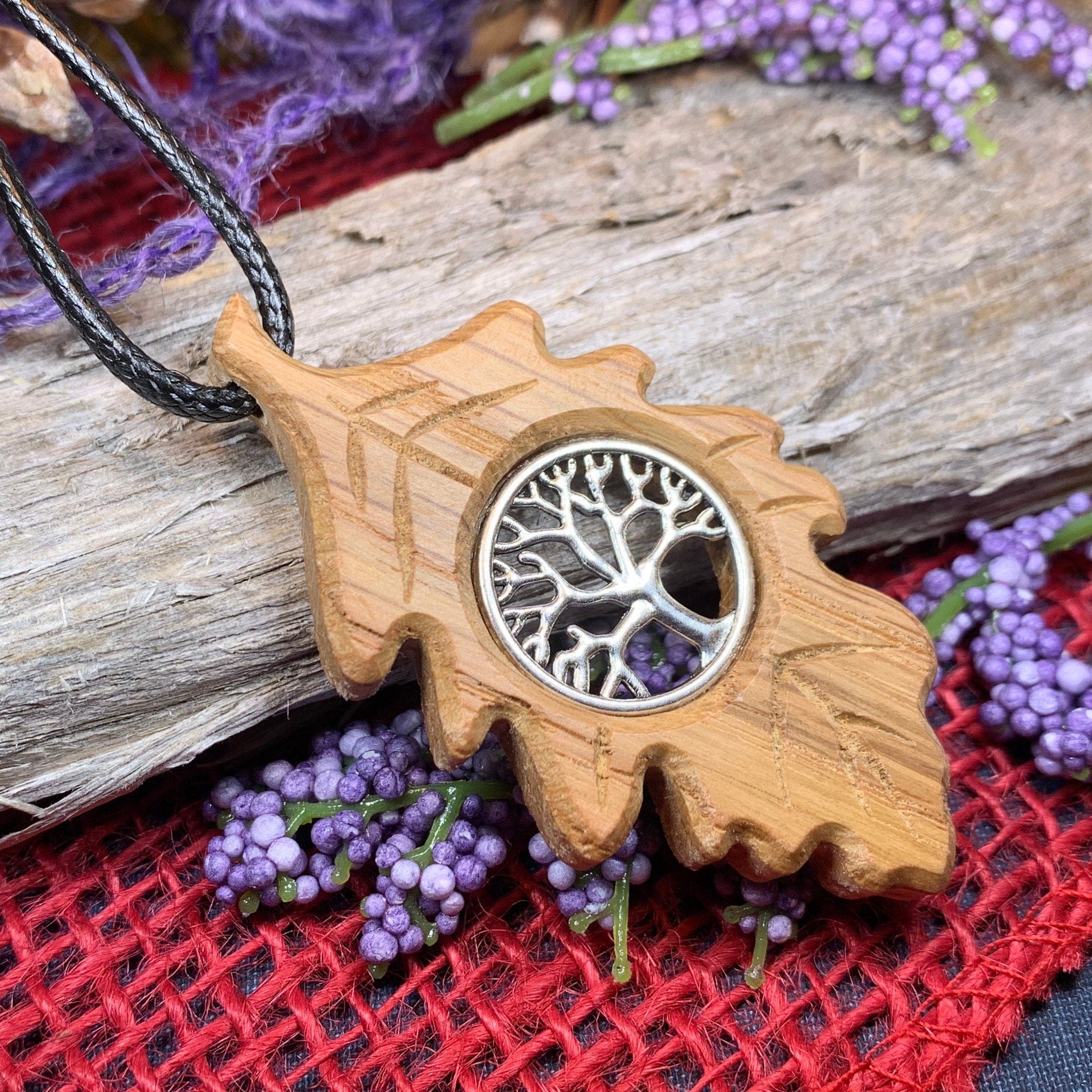 Weirwood Irish Oak Tree of Life Necklace - Handmade in Ireland