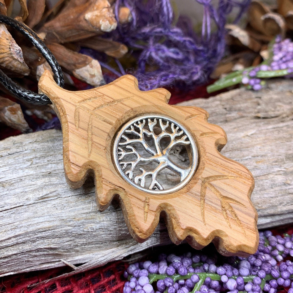 Weirwood Irish Oak Tree of Life Necklace - Handmade in Ireland