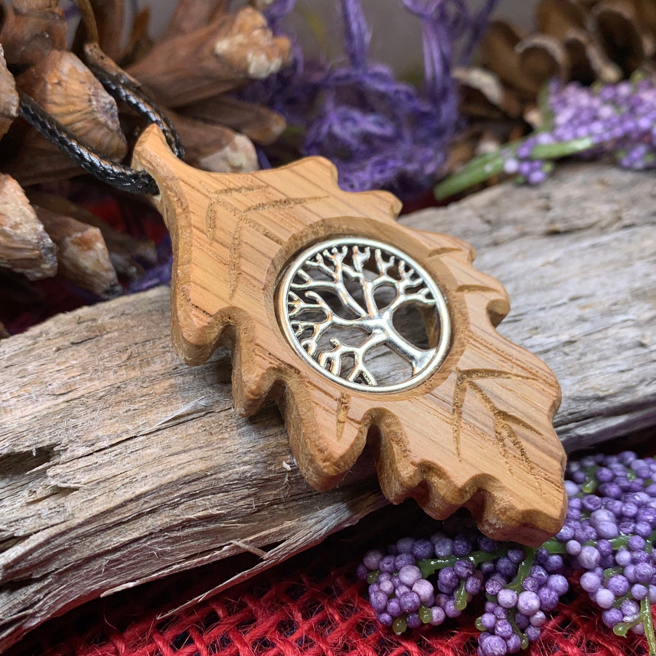 Weirwood Irish Oak Tree of Life Necklace - Handmade in Ireland