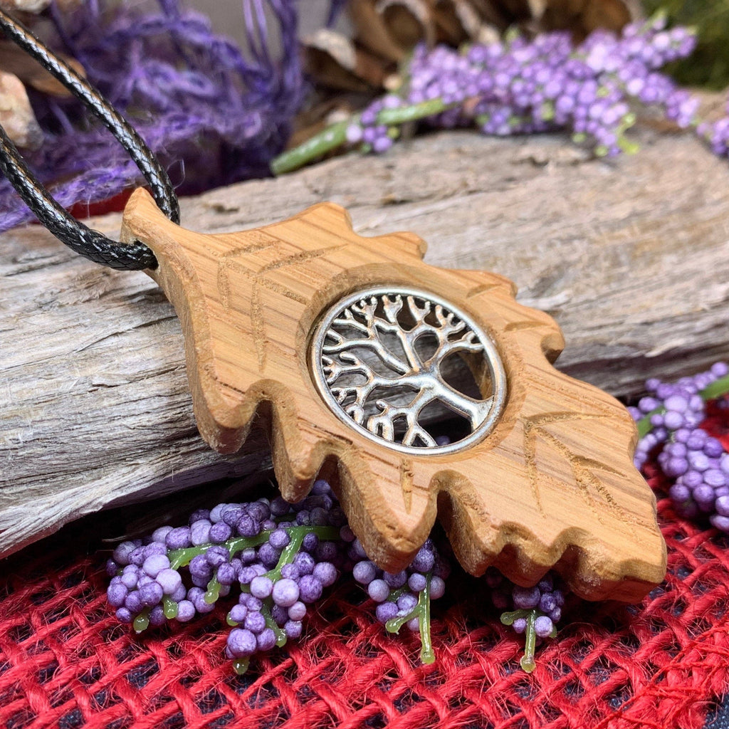 Weirwood Irish Oak Tree of Life Necklace - Handmade in Ireland