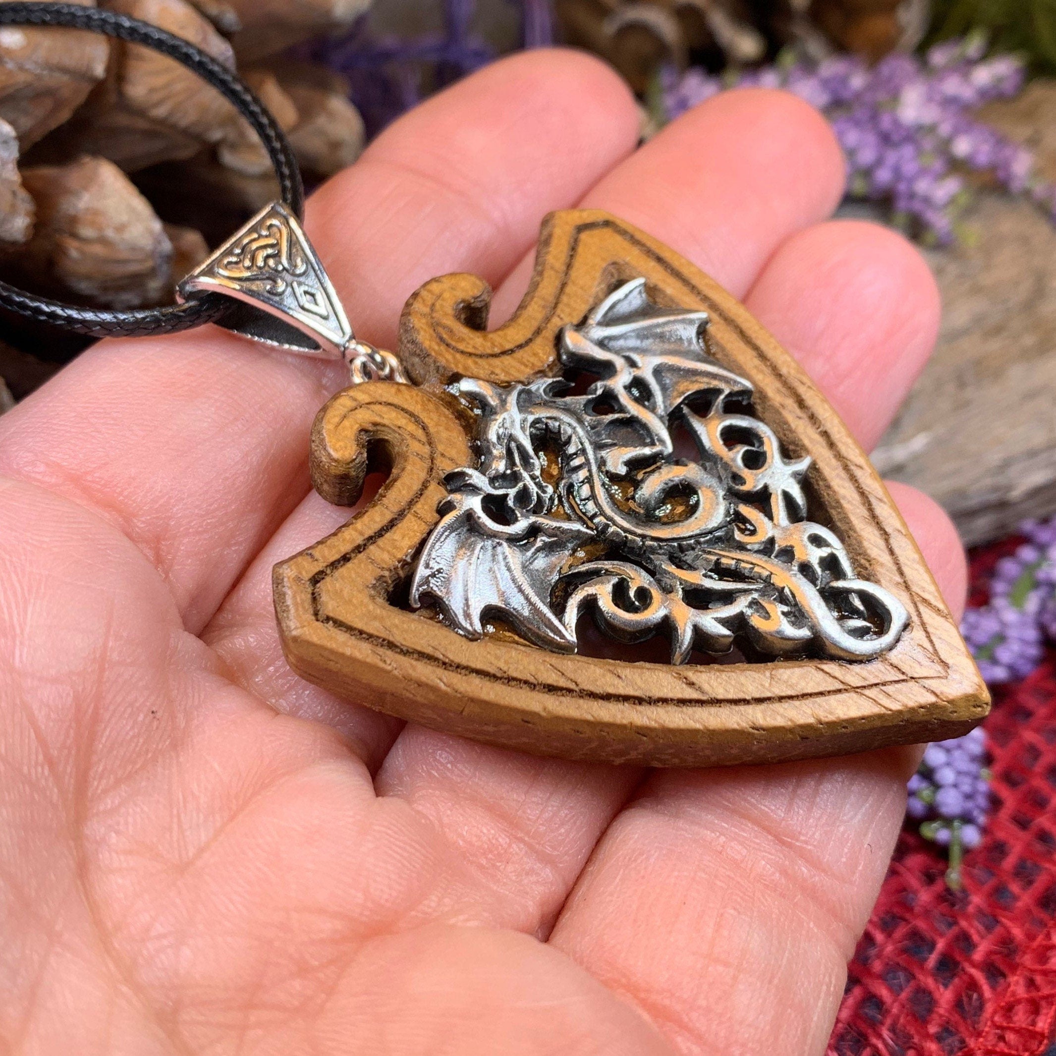 Spartacus Dragon Necklace - Handmade in Ireland