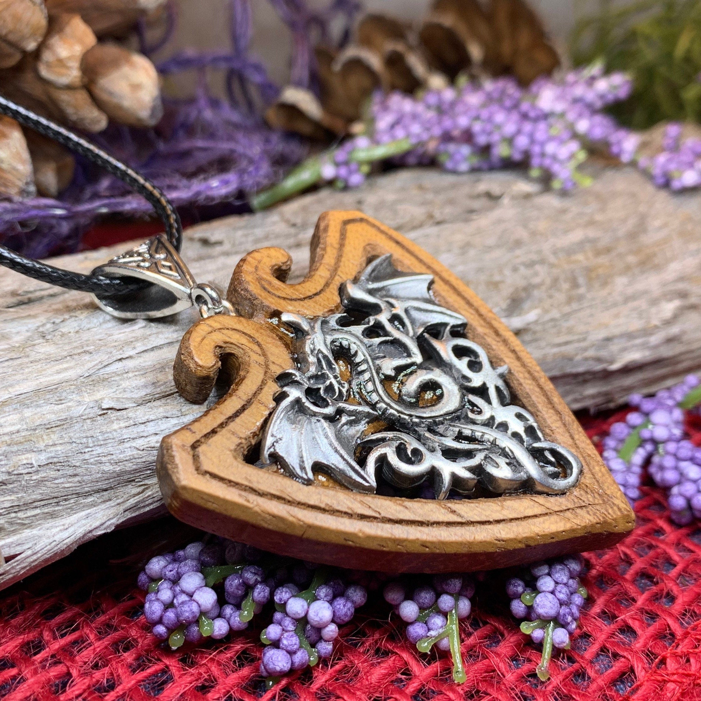 Spartacus Dragon Necklace - Handmade in Ireland