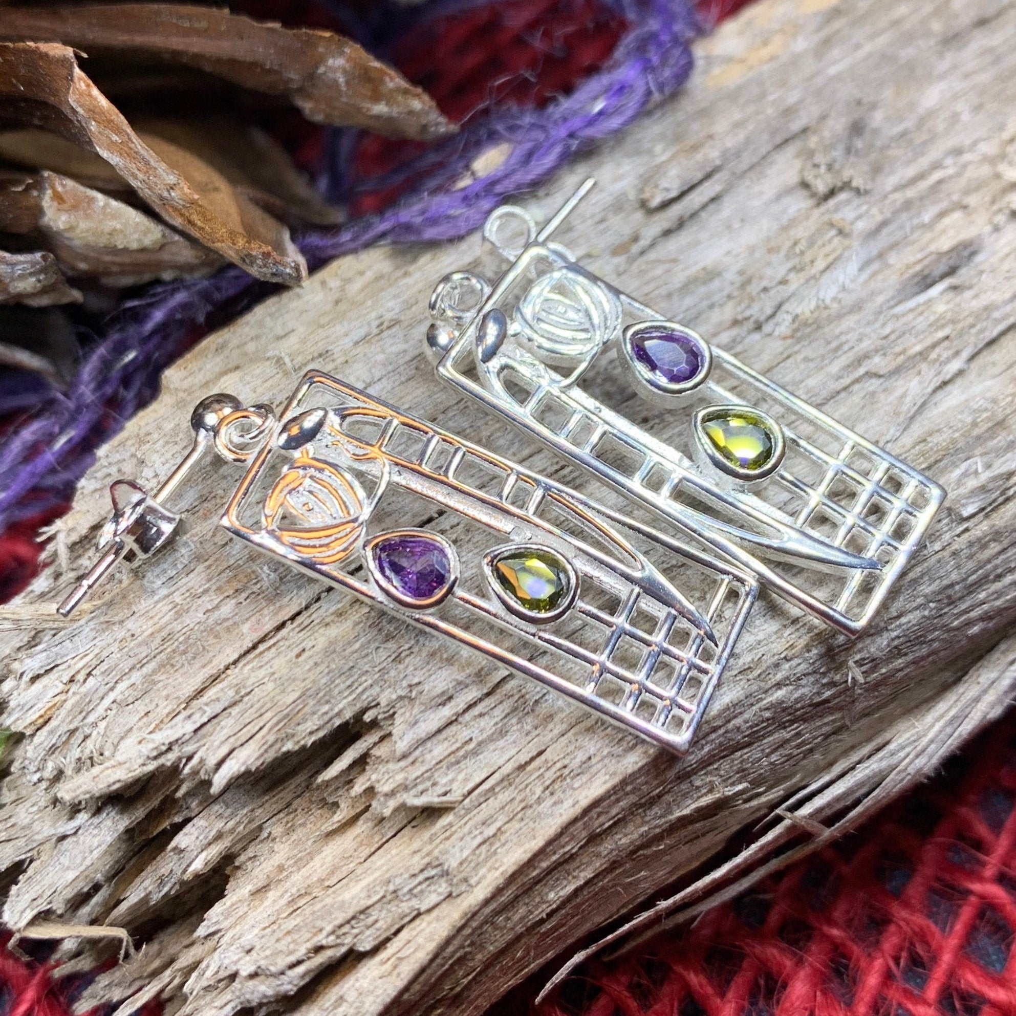 Cairn Lover Mackintosh Earrings from Scotland