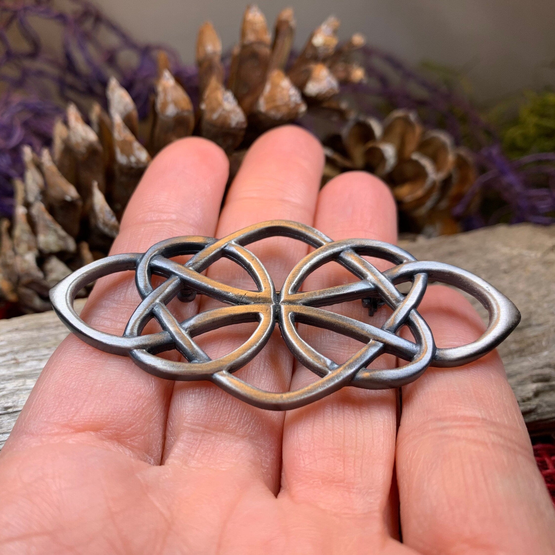 Magee Celtic Knot Brooch - Handmade in Scotland