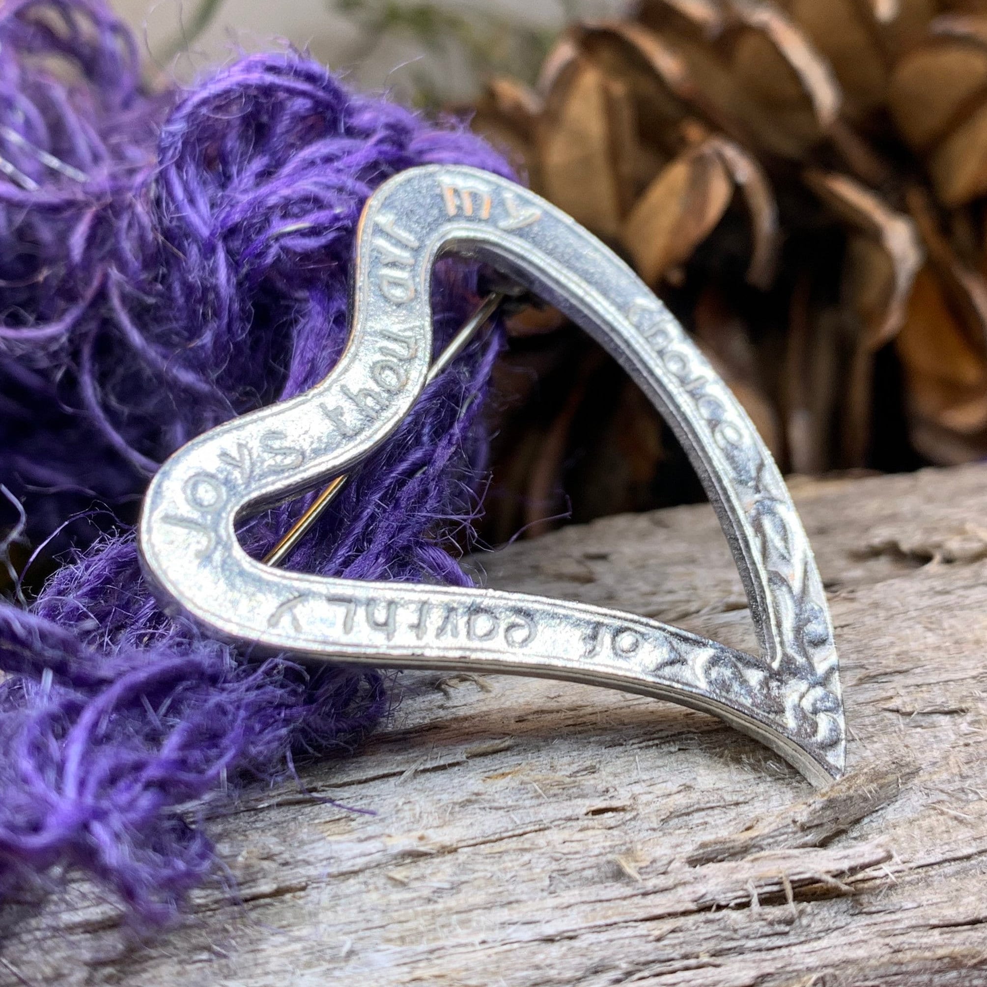 Earthly Joys Luckenbooth Brooch - Handmade in Scotland