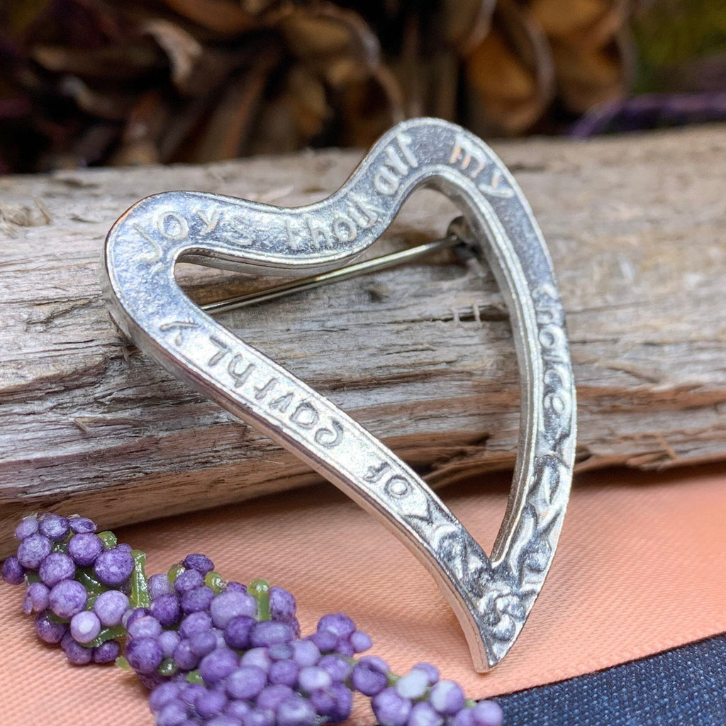 Earthly Joys Luckenbooth Brooch - Handmade in Scotland