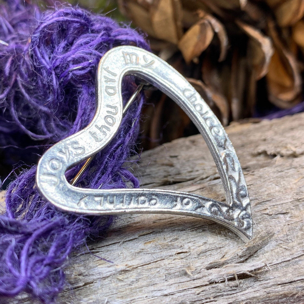 Earthly Joys Luckenbooth Brooch - Handmade in Scotland