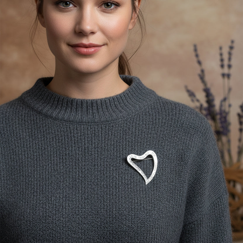 Earthly Joys Luckenbooth Brooch - Handmade in Scotland
