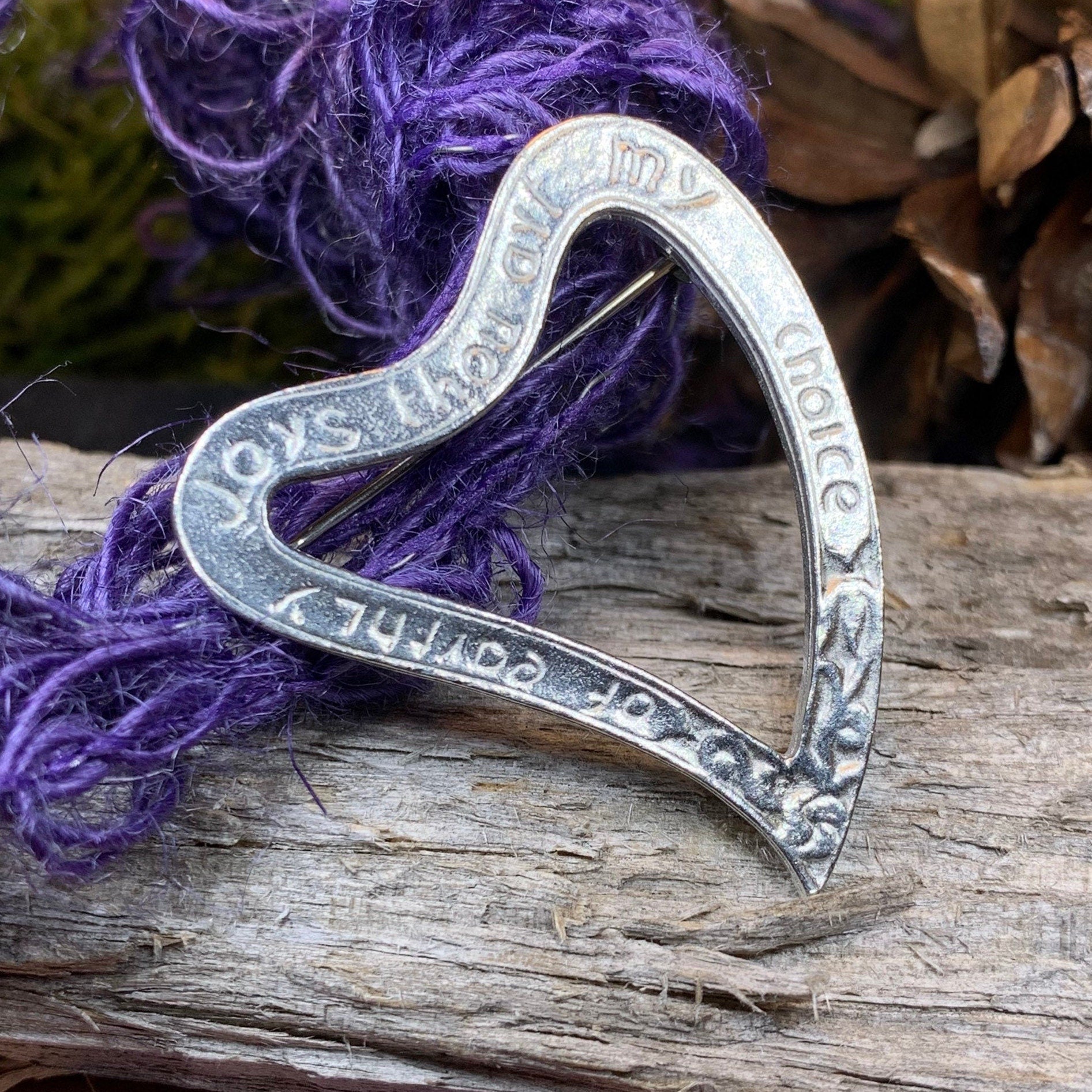 Earthly Joys Luckenbooth Brooch - Handmade in Scotland