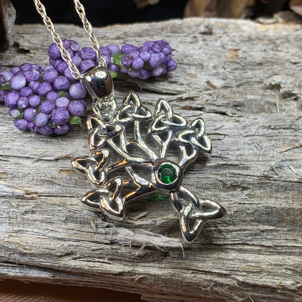 Destiny Celtic Tree of Life Necklace in Sterling Silver
