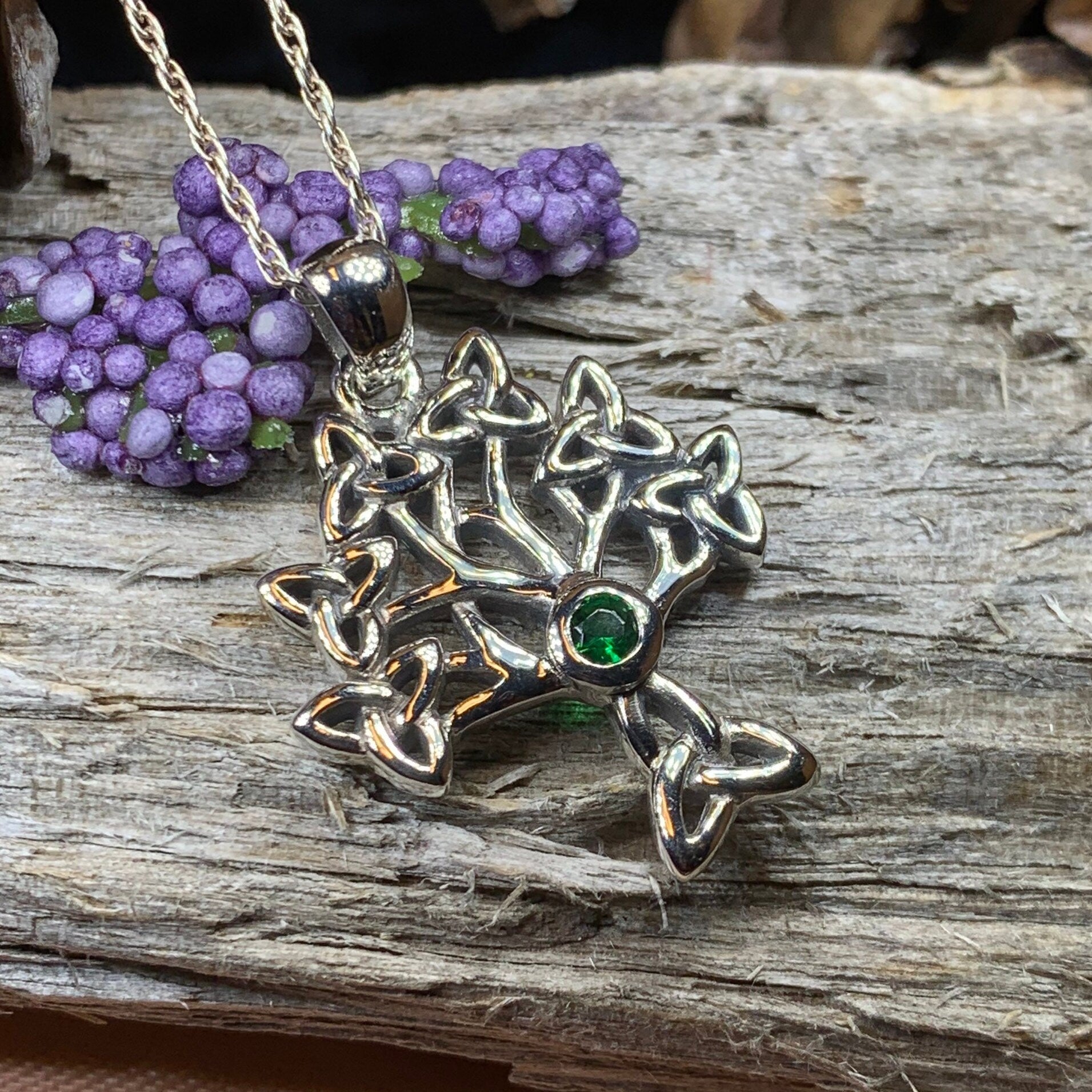 Destiny Celtic Tree of Life Necklace in Sterling Silver