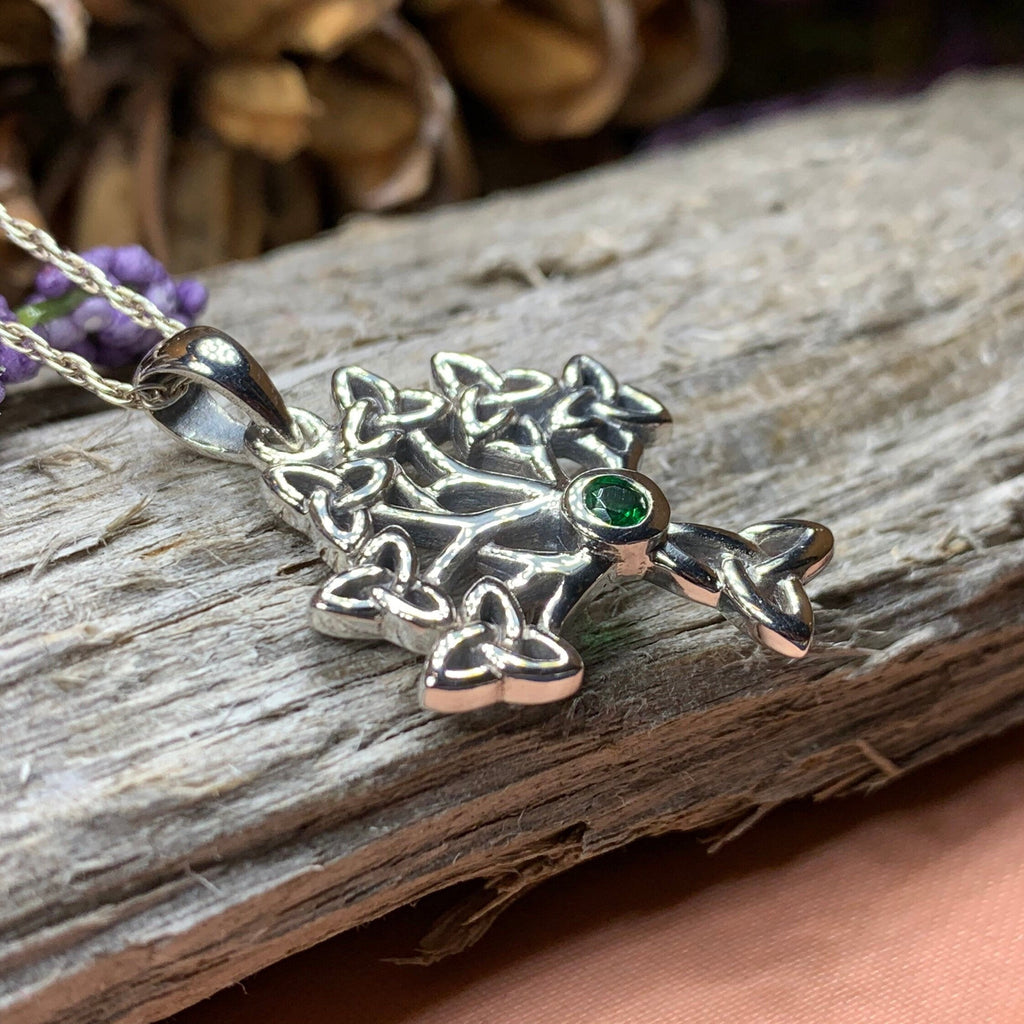 Destiny Celtic Tree of Life Necklace in Sterling Silver