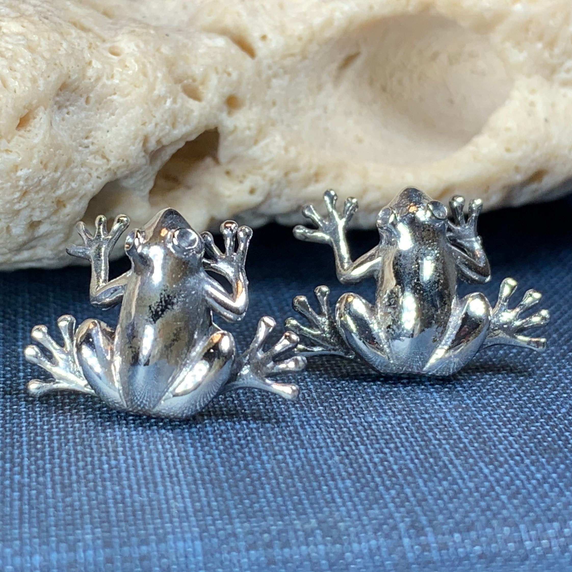 Shayla Frog Post Earrings