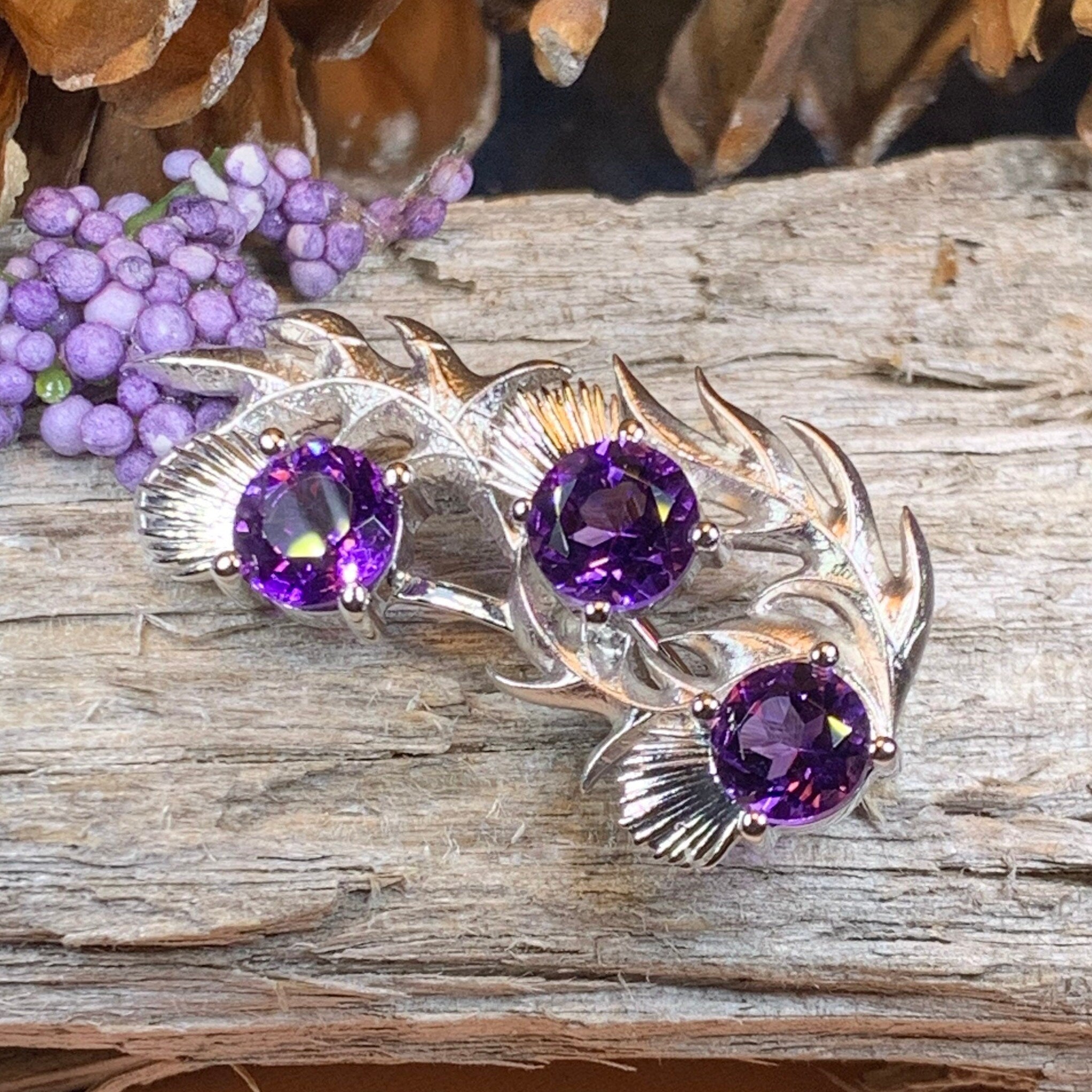 Cairn Nectar Thistle Brooch