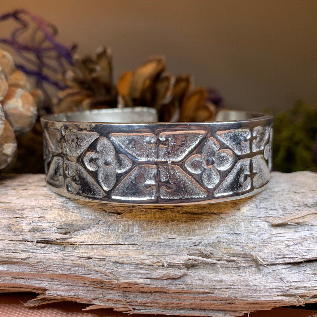Cathedral Celtic Cuff Bracelet - Handmade in Scotland